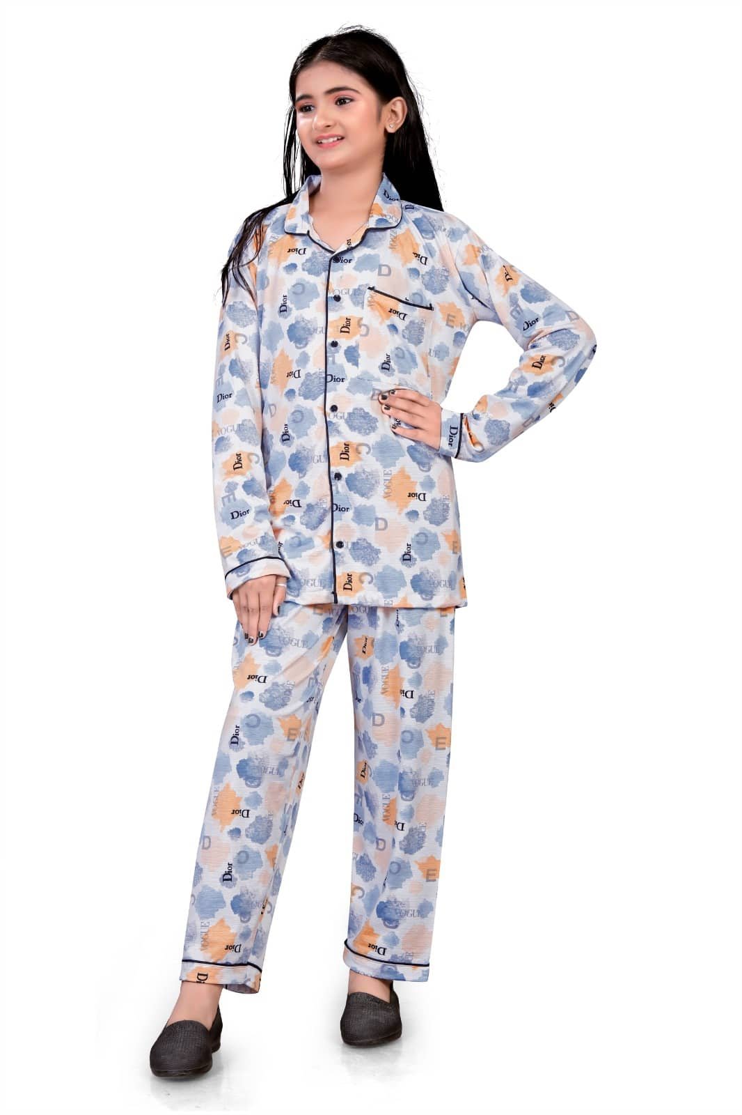 Laadli Pack of 6 Baby Girls Cotton Blend Nightdress - Image 9
