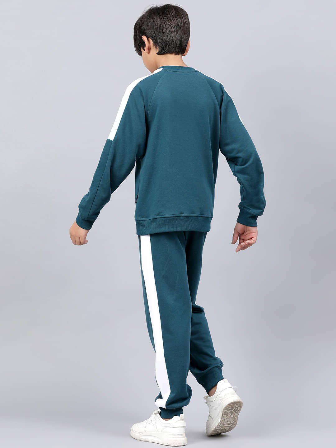 Li'l Tomatoes Pack of 1 Boys Cotton Blend Tracksuit ( Blue ) - Image 7