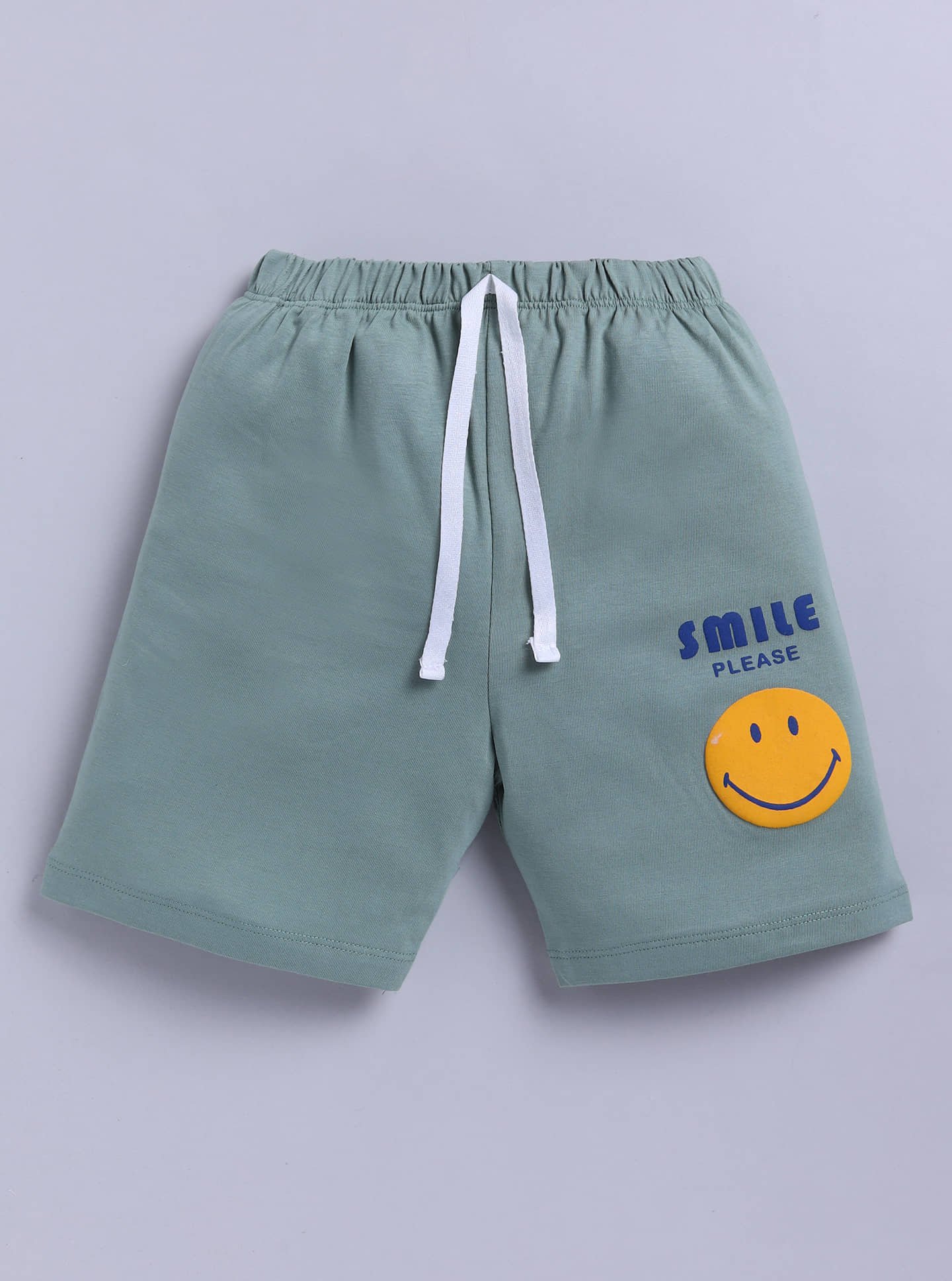Little Ninja Baby Boys Cotton T-Shirt & Shorts Set ( Green , Pack of 1 ) - Image 4