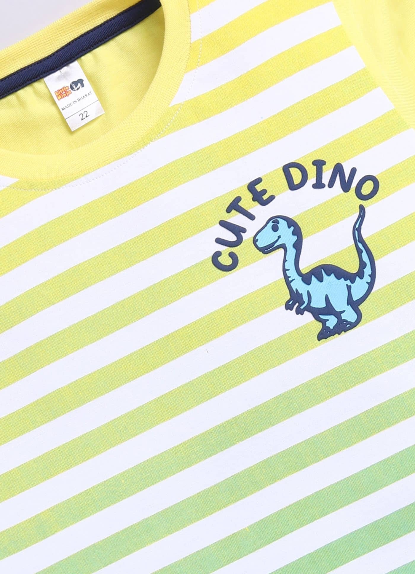 Little Ninja Pack of 1 Baby Boys Cotton T-Shirt ( Multicolor ) - Image 3