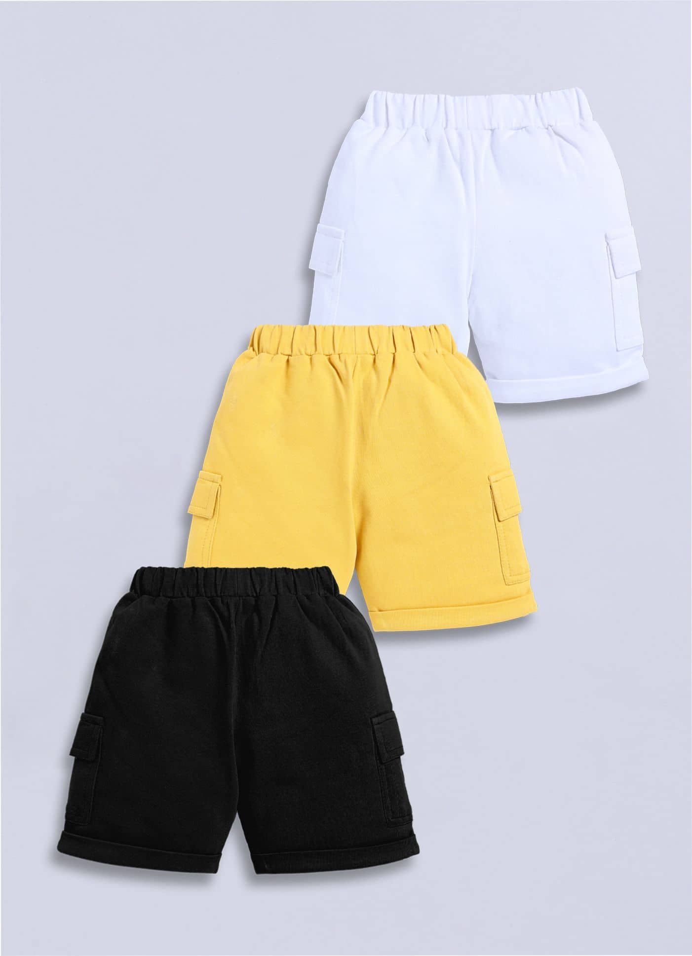 Little Ninja Pack of 3 Denim Shorts For Boys ( Multicolor ) - Image 2
