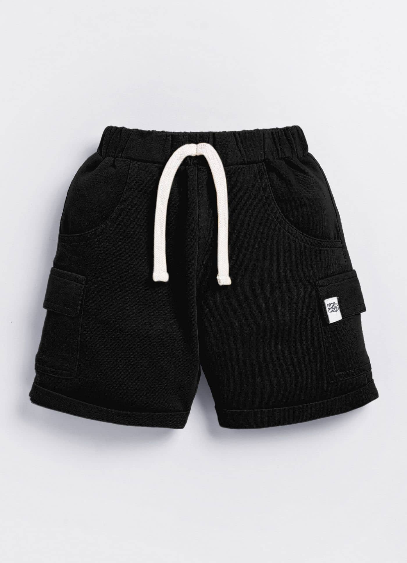 Little Ninja Pack of 3 Denim Shorts For Boys ( Multicolor ) - Image 3