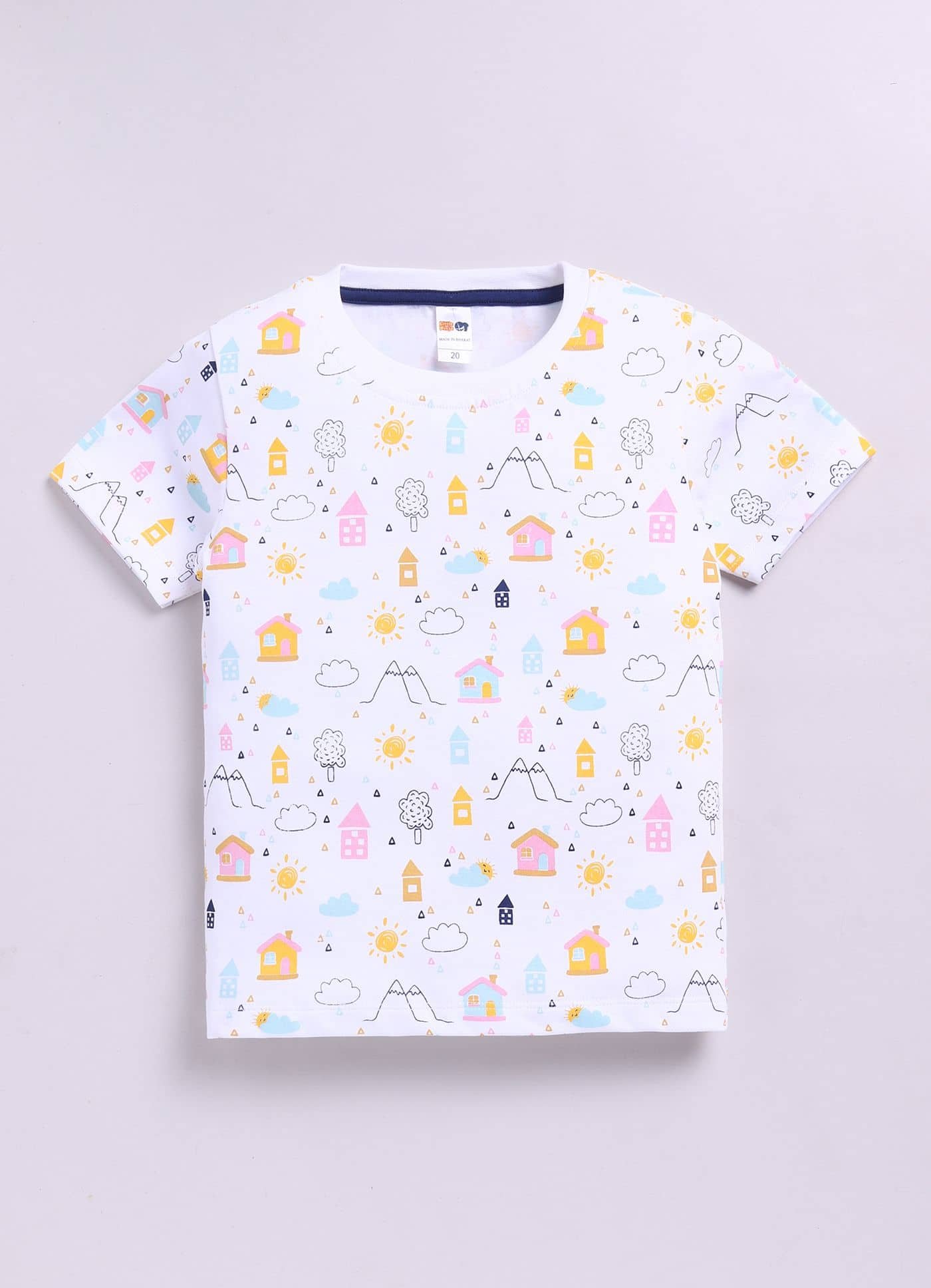Little Ninja Pack of 5 Baby Boys Cotton T-Shirt ( Multicolor ) - Image 3