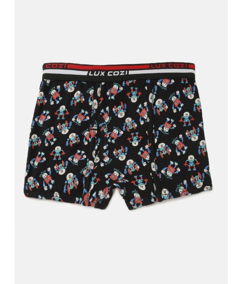 Lux Cozi Pack of 4 Boys Cotton Trunks ( Multicolor ) - Image 2