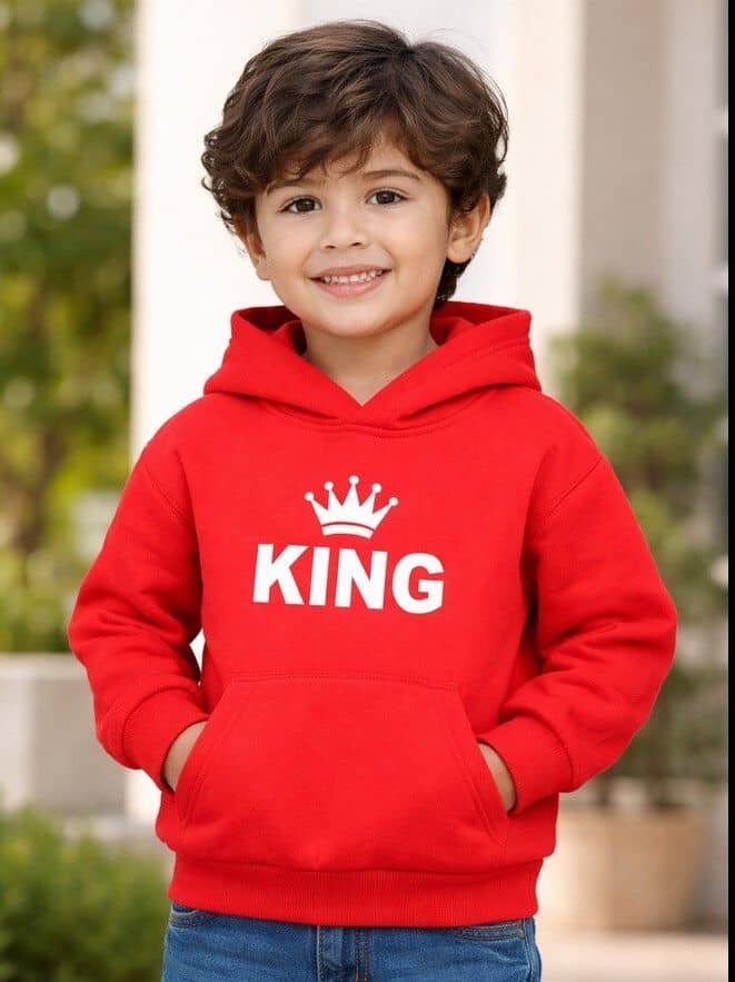 Pack of 1 Boys Cotton Blend Sweatshirt ( Red )