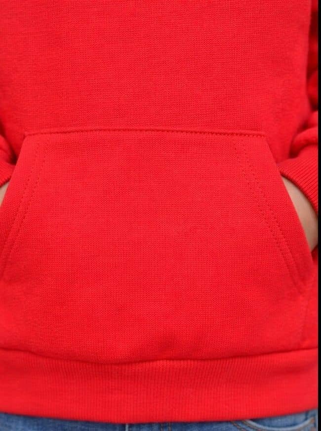 Pack of 1 Boys Cotton Blend Sweatshirt ( Red ) - Image 3