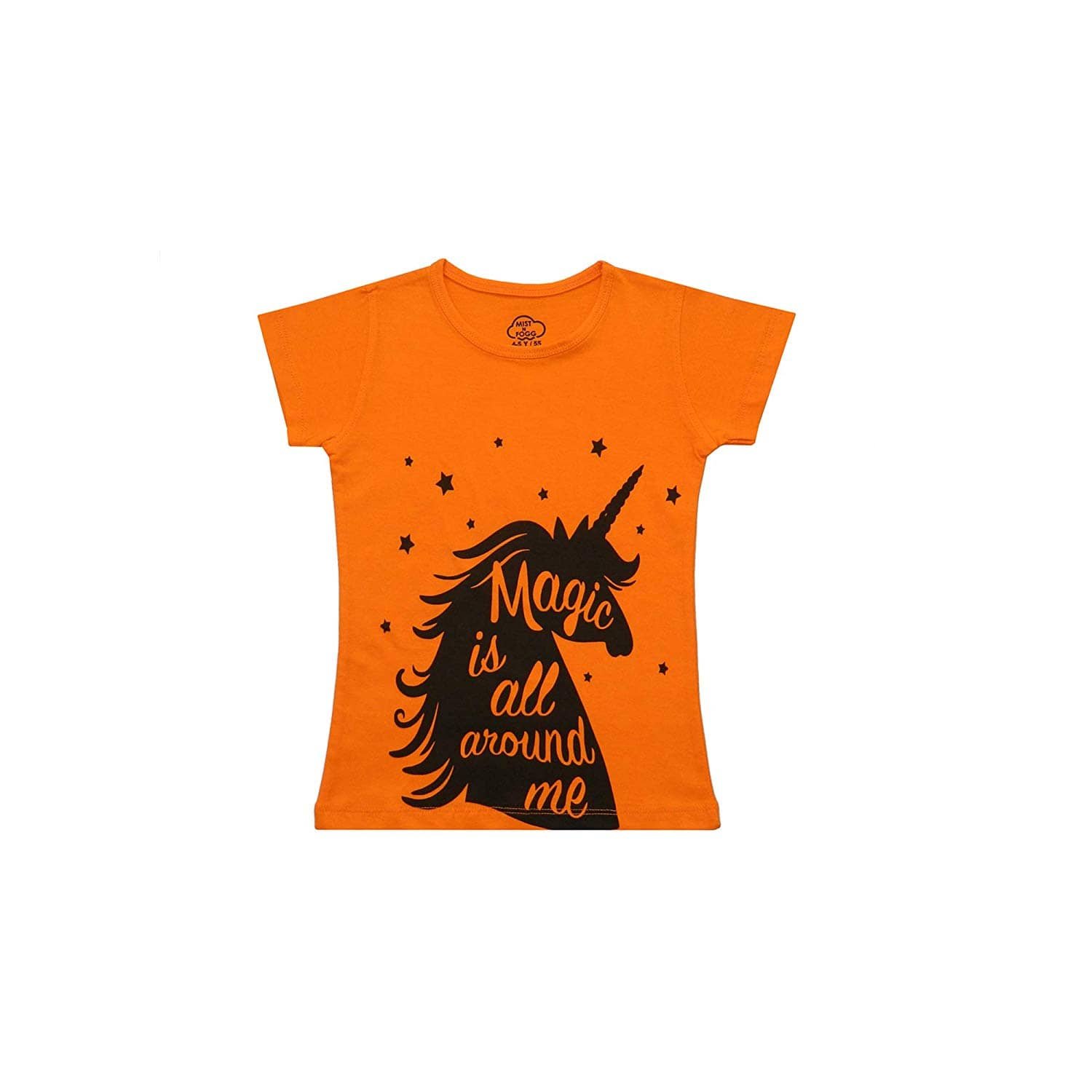 Pack of 4 Girls 100% Cotton T-Shirts ( Multi ) - Image 2