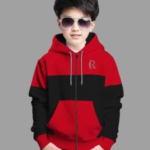 Pack of 1 Boys Cotton Blend Sweatshirt ( Red )