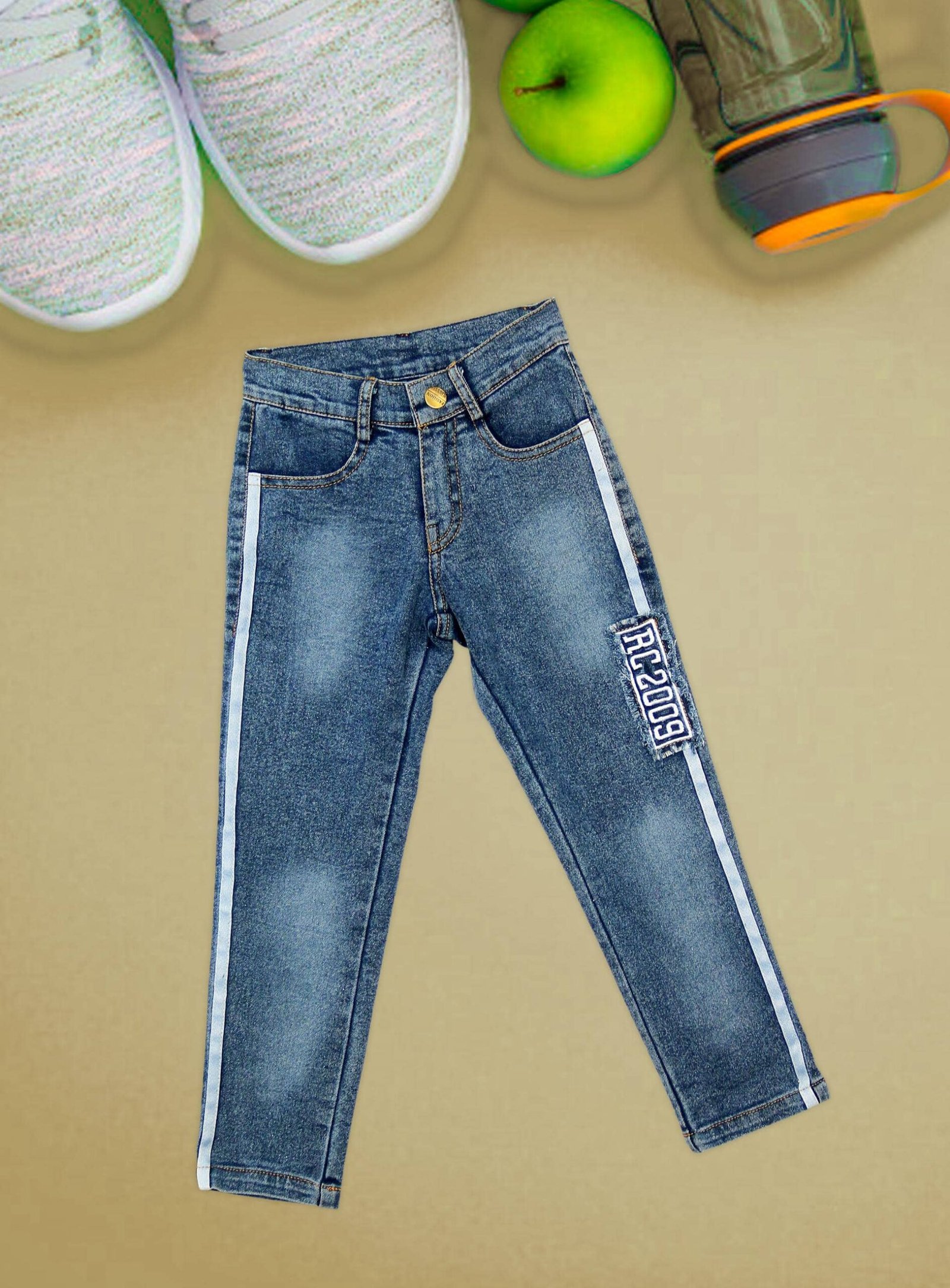 Me My Pack of 1 Boys 100% Cotton Jeans ( Blue )
