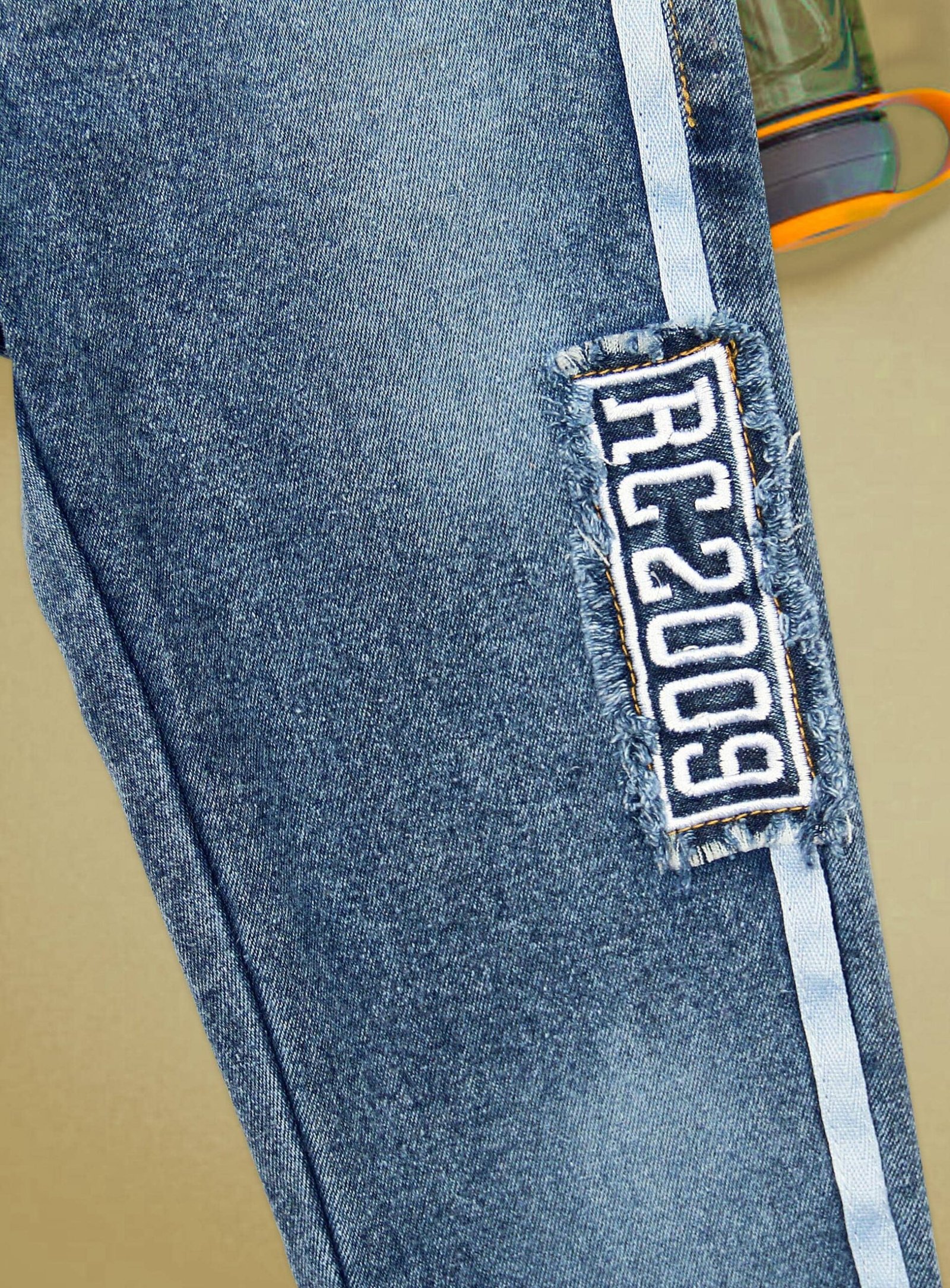 Me My Pack of 1 Boys 100% Cotton Jeans ( Blue ) - Image 3