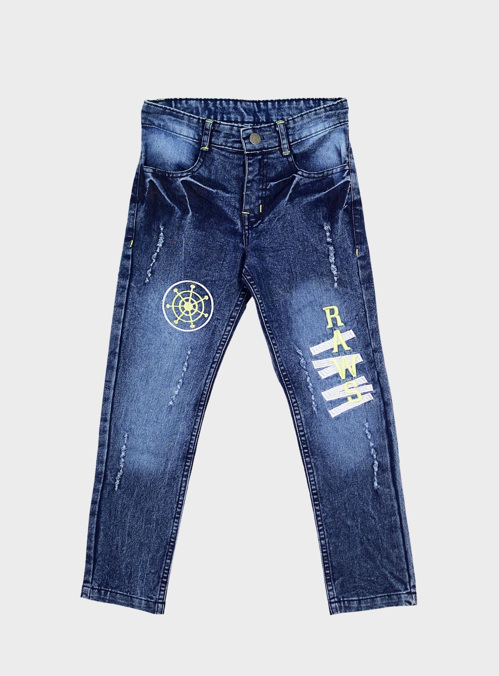 Me My Pack of 1 Boys 100% Cotton Jeans ( Blue )
