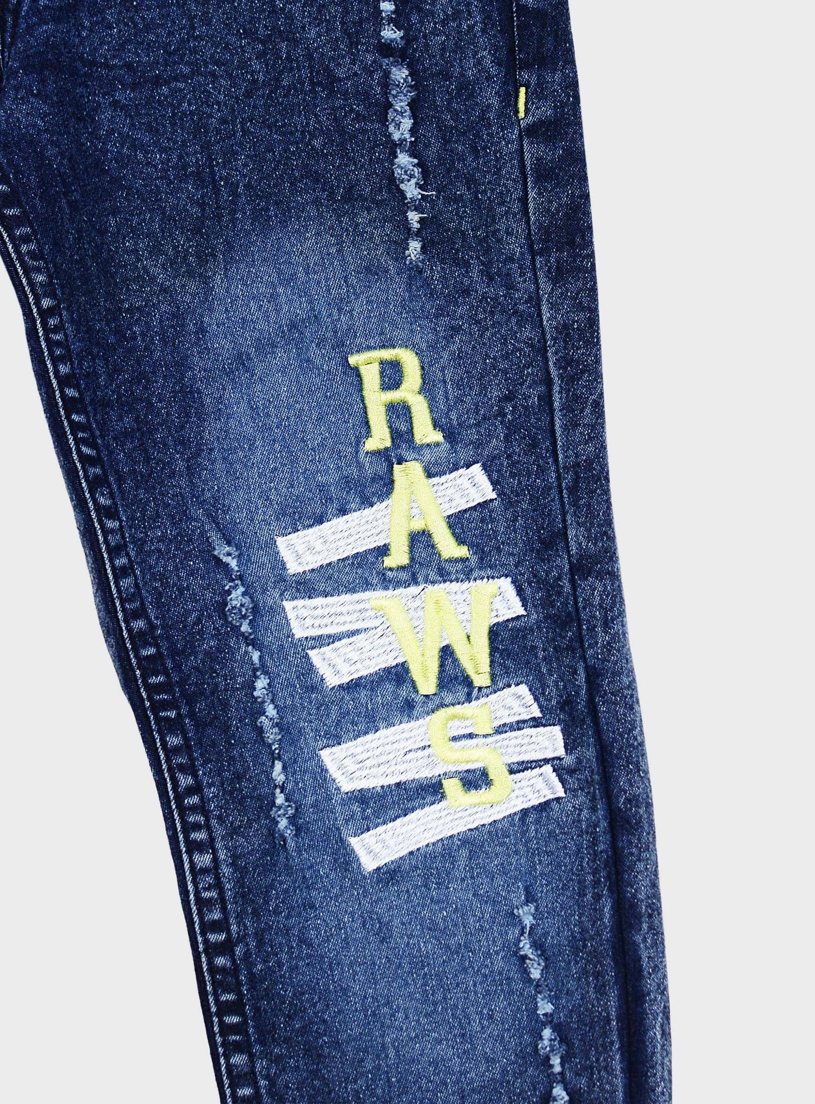 Me My Pack of 1 Boys 100% Cotton Jeans ( Blue ) - Image 3