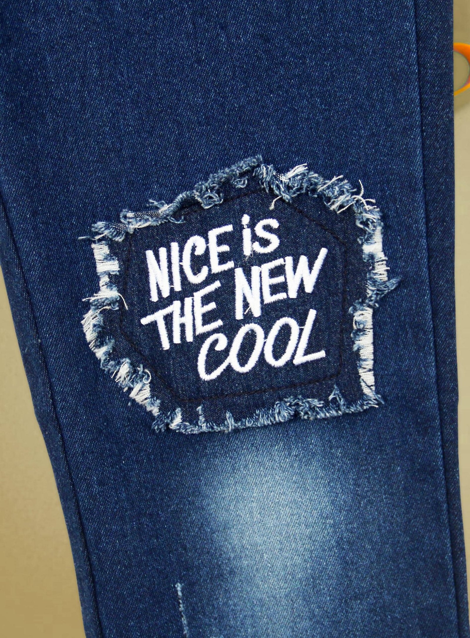 Me My Pack of 1 Boys 100% Cotton Jeans ( Blue ) - Image 3