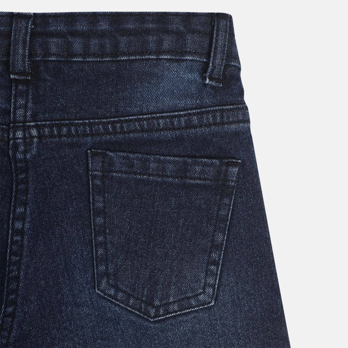 Miniklub Kids Girls Pack Of 1 Denim Pant (Blue) - Image 6