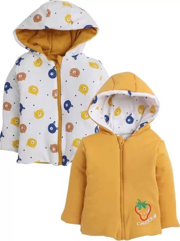 Modern Mama Baby Boys Cotton Blend Down Jacket ( Multicolor , Pack of 1 ) - Image 3