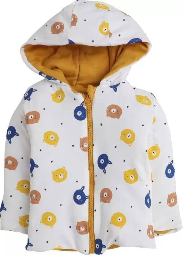 Modern Mama Baby Boys Cotton Blend Down Jacket ( Multicolor , Pack of 1 ) - Image 4
