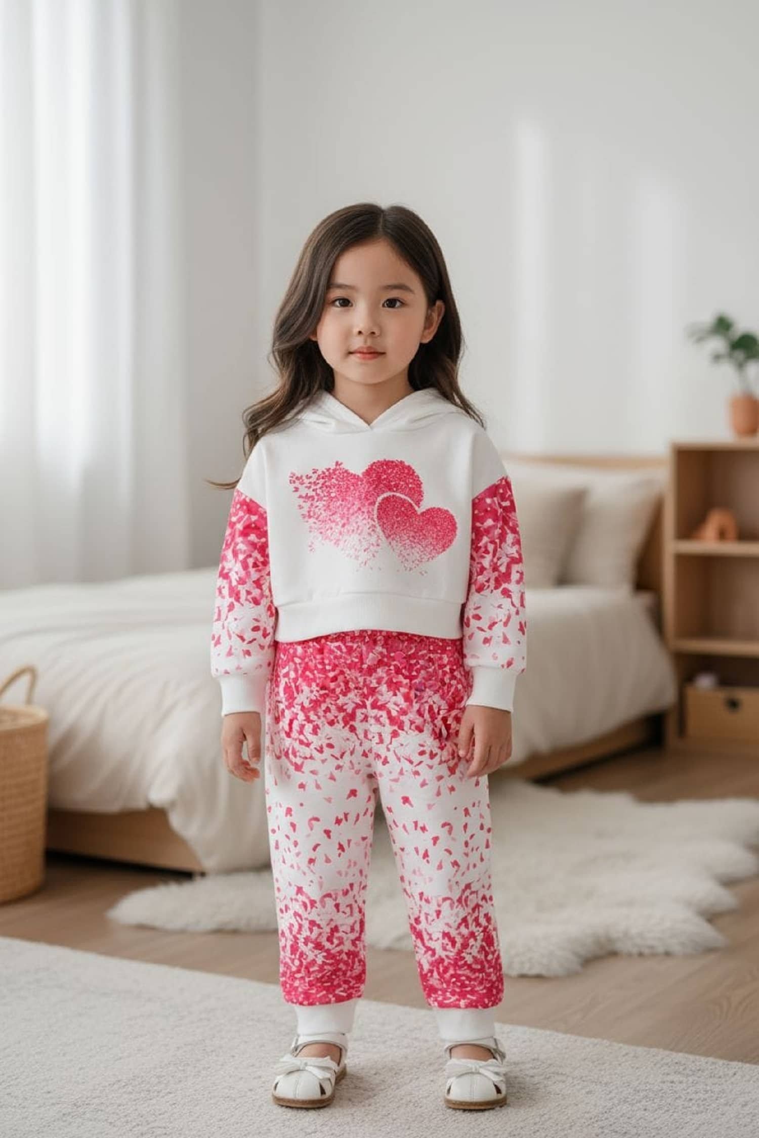 Mullick the designer Baby Girls Cotton T-shirt & Pants Set ( White , Pack of 1 )