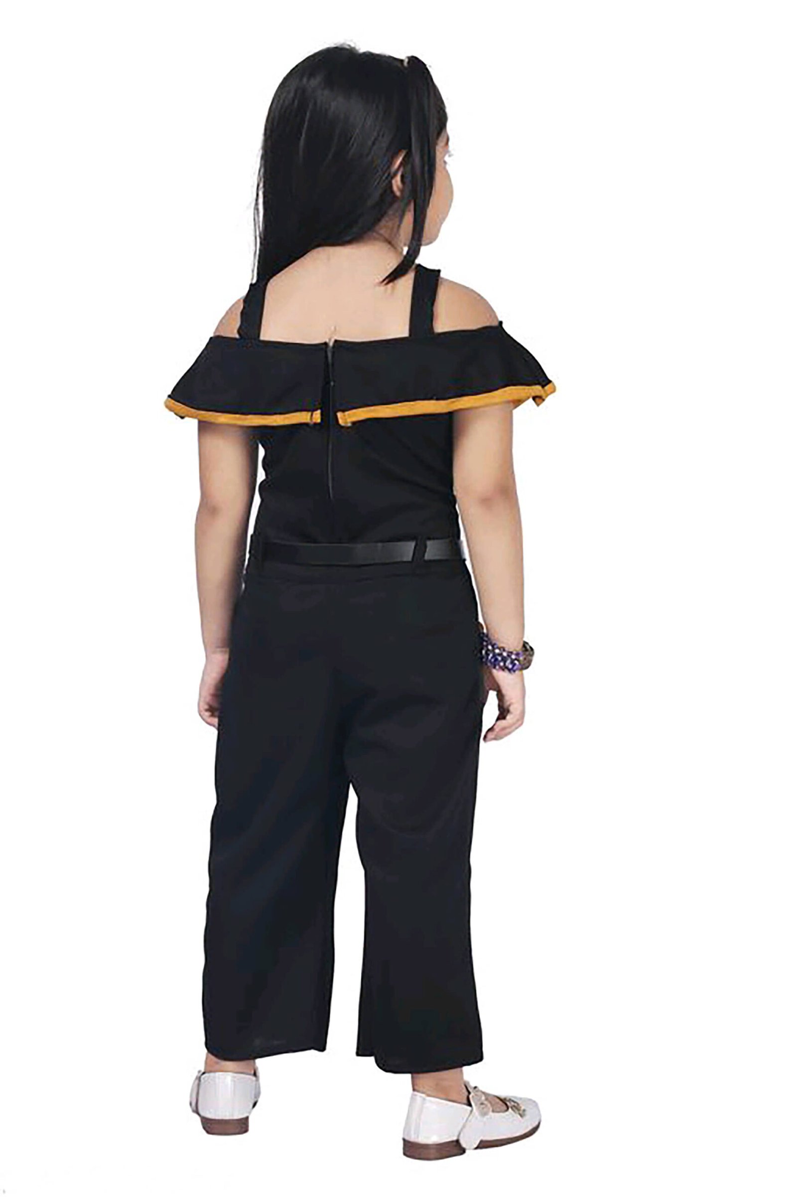 Mullick the designer Pack of 2 Girls Crepe T-shirt & Pants ( Pink,Black ) - Image 5