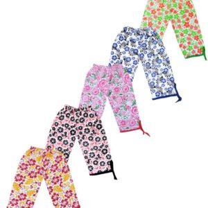 Pack of 5 Girls Cotton Capris ( Multicolor )