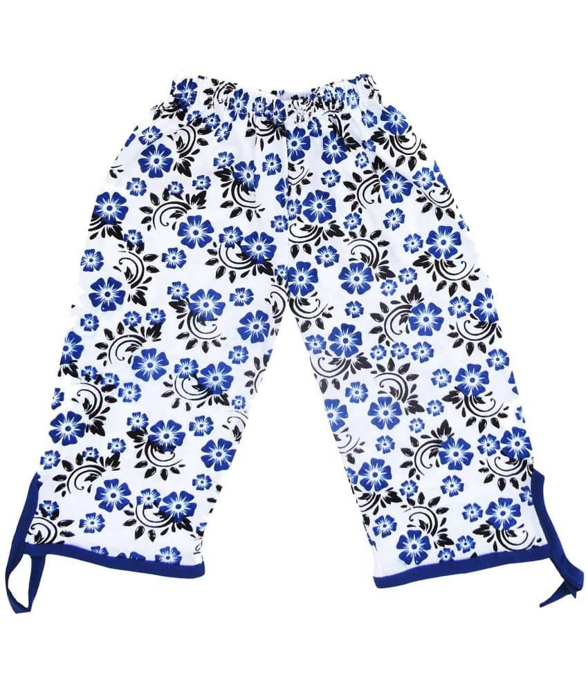 Pack of 5 Girls Cotton Capris ( Multicolor ) - Image 5