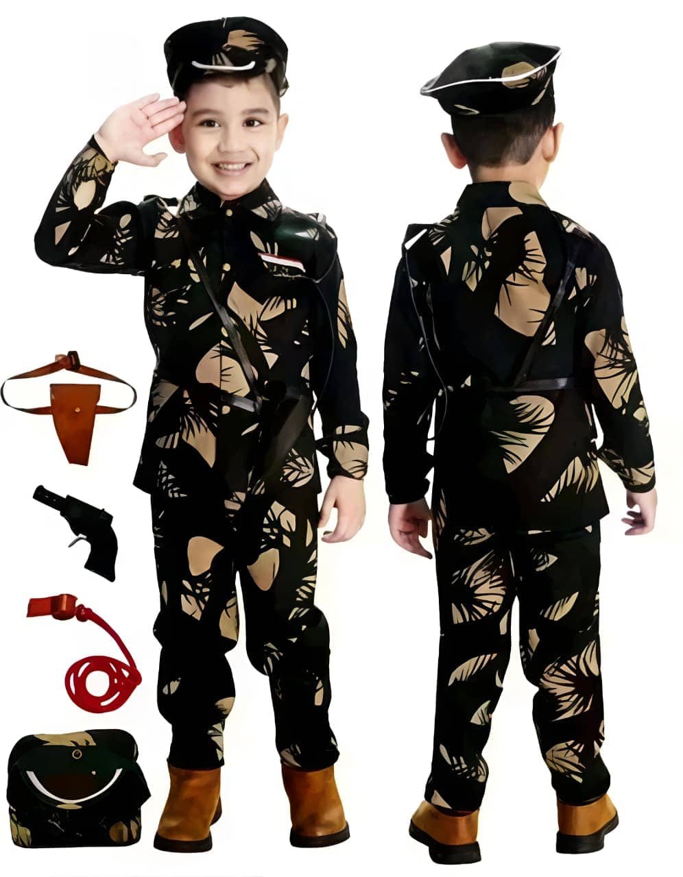 Boys Cotton Blend Suit ( , Multicolor 1 ) - Image 2