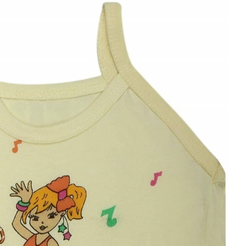 Pack of 5 Girls Cotton Camisoles ( Multicolor ) - Image 3
