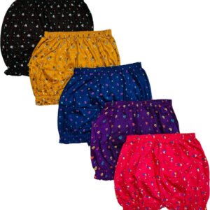 Pack of 5 Cotton Panties For Girls ( Multicolor )