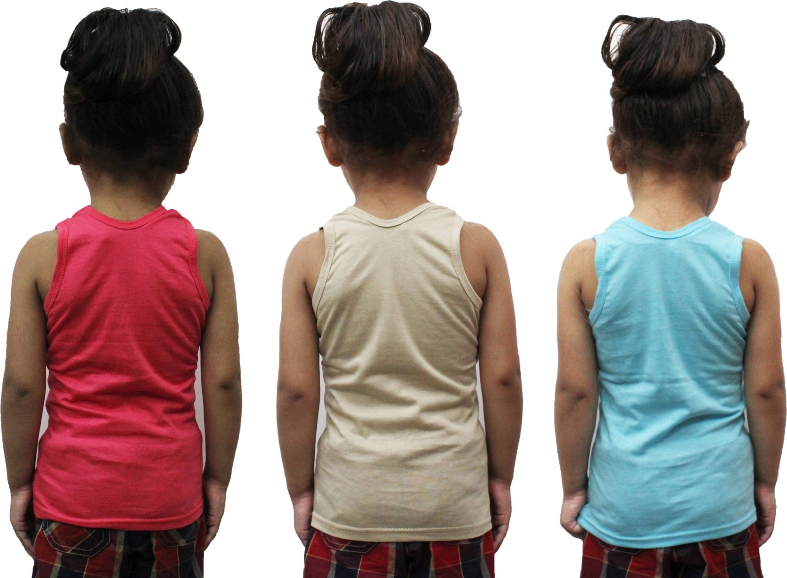 Pack of 3 Boys Cotton Blend Vest ( Multicolor ) - Image 2