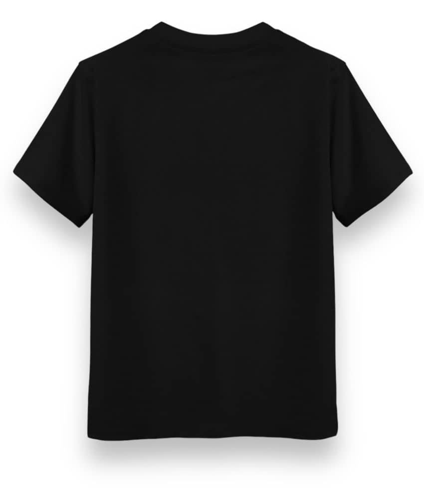 Pack of 1 Boys Cotton Blend T-Shirt ( Black ) - Image 2