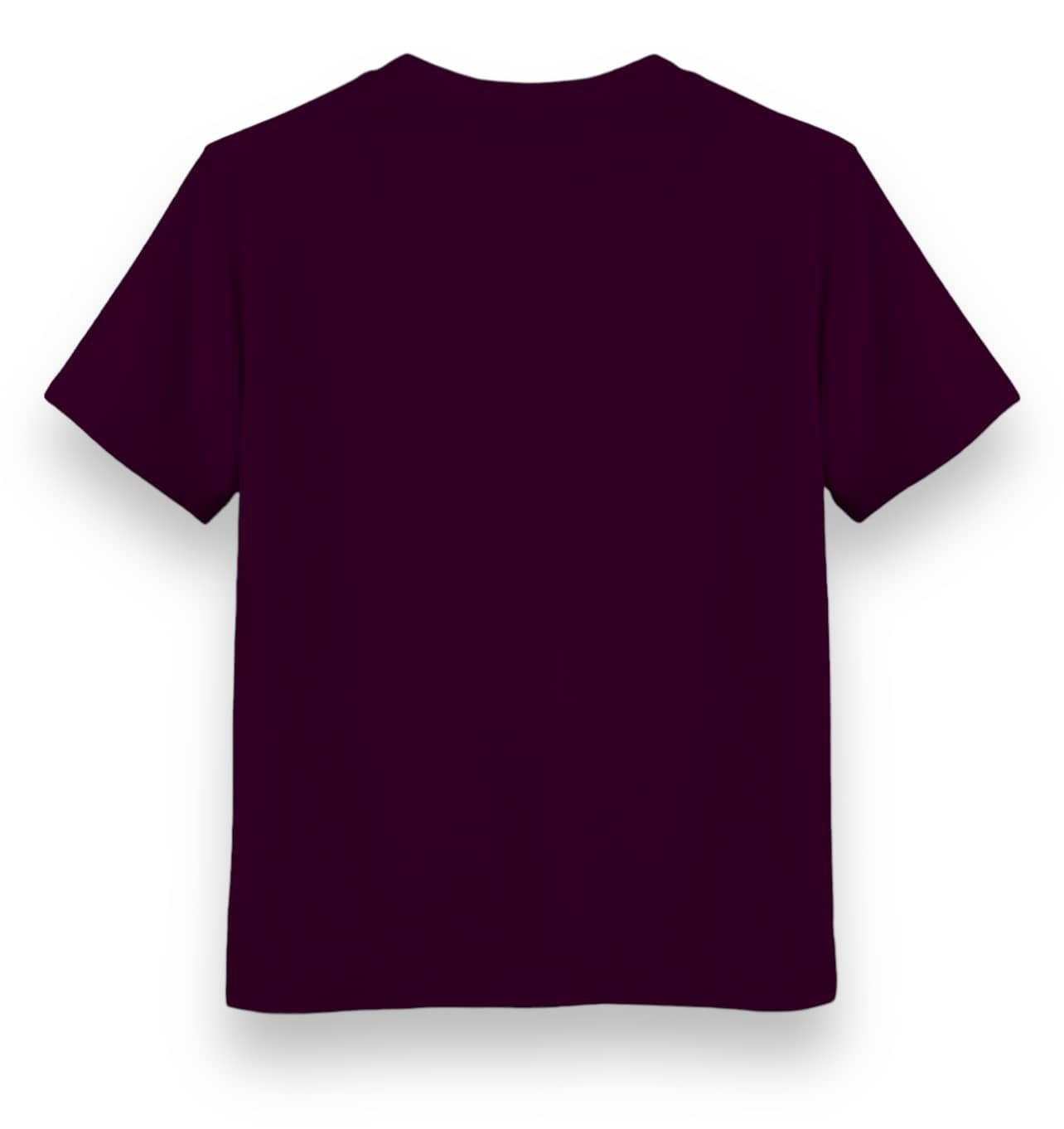 Pack of 1 Boys Cotton Blend T-Shirt ( Maroon ) - Image 2