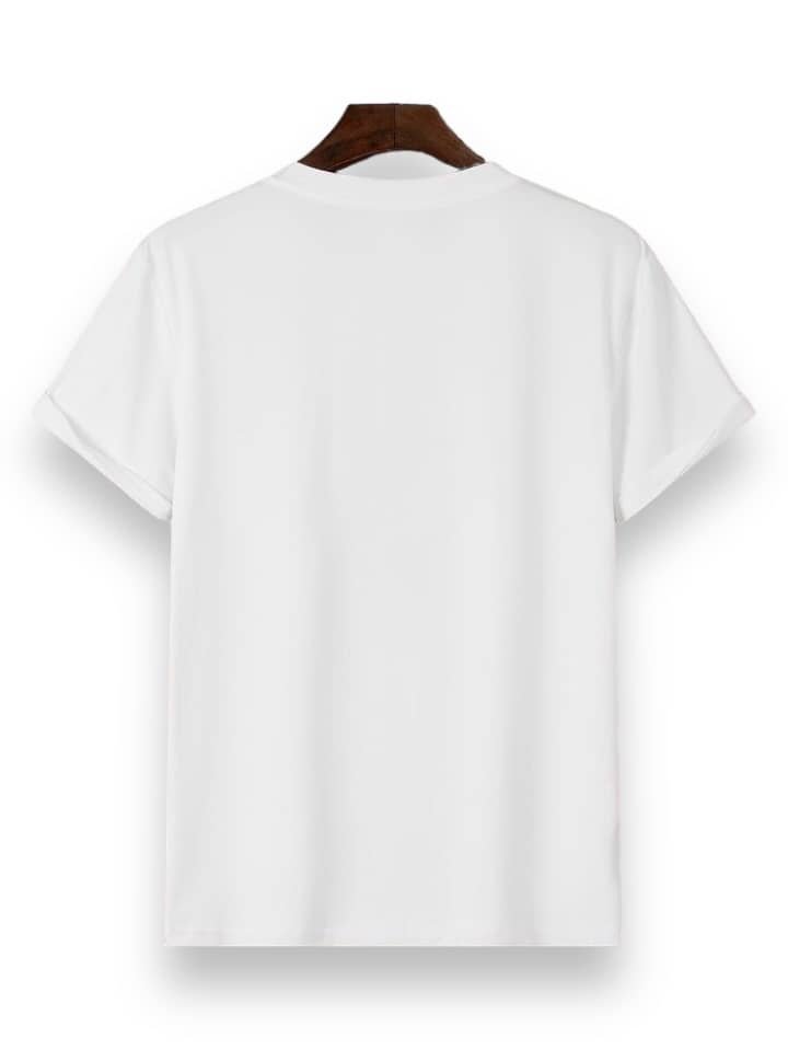 Pack of 1 Boys Cotton Blend Polo T-Shirt ( White ) - Image 2