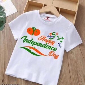 Pack of 1 Boys & Girls Cotton T-Shirt ( White )