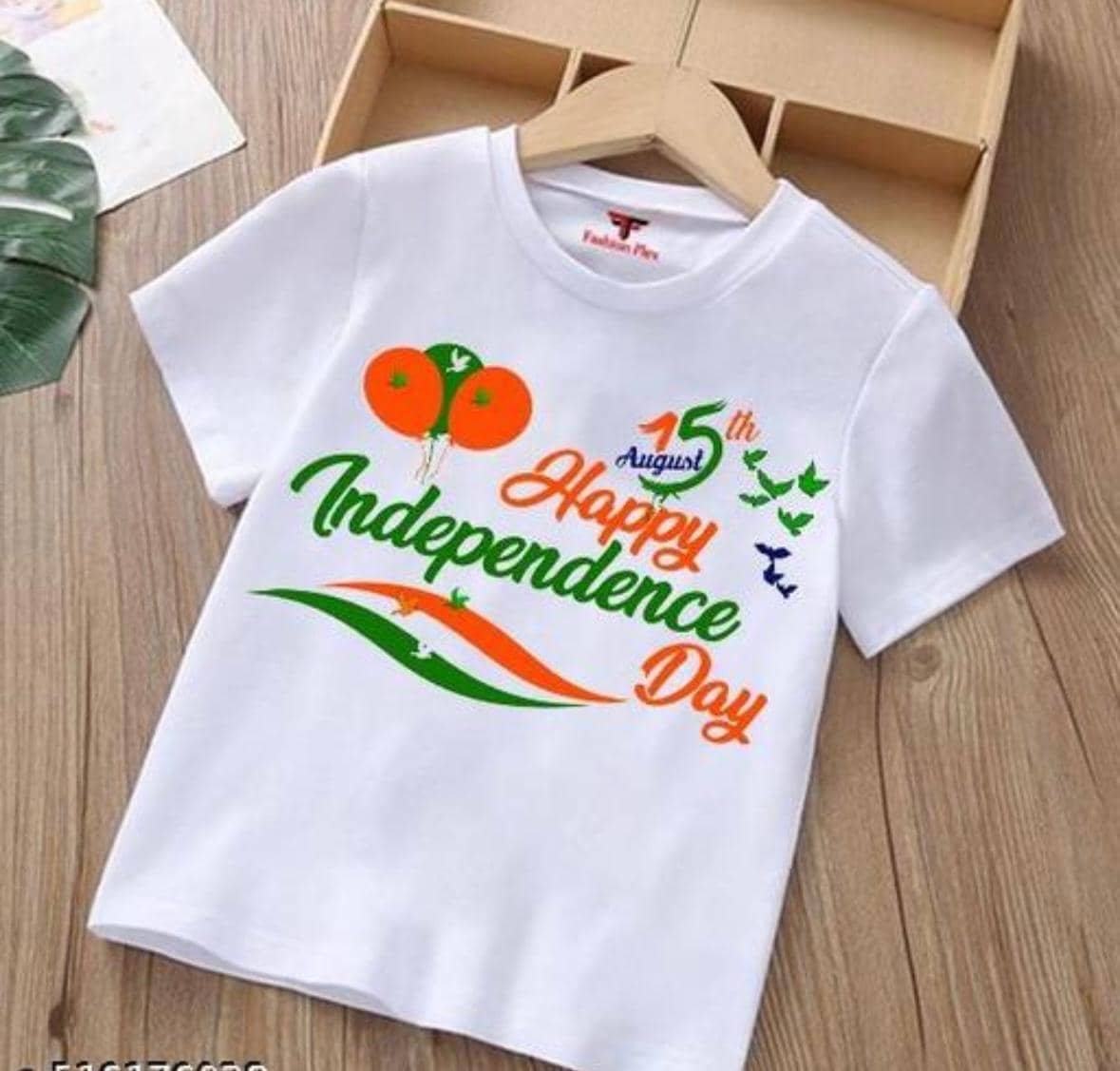 Pack of 1 Boys & Girls Cotton T-Shirt ( White )