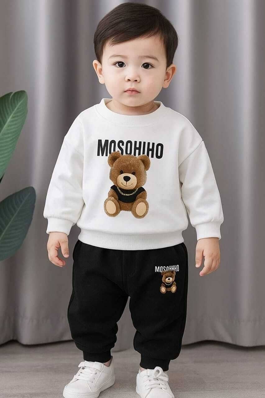 New Generation Pack of 1 Unisex Cotton Blend T-Shirt & Pants Set ( Multicolor 11 )