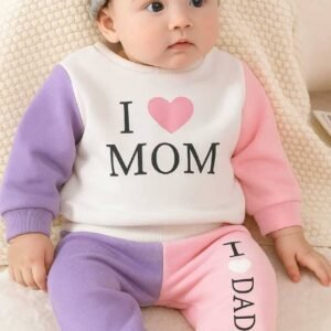 New Generation Pack of 1 Unisex Cotton Blend T-Shirt & Pants Set ( Multicolor )