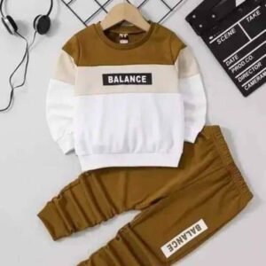 New Generation Pack of 1 Unisex Cotton Blend T-Shirt & Pants Set ( Multicolor )