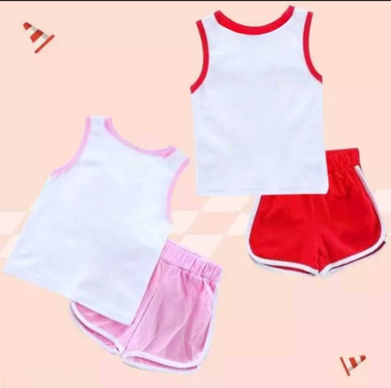 New Generation Pack of 1 Unisex Cotton Blend T-Shirt & Pants Set ( Multicolor ) - Image 2