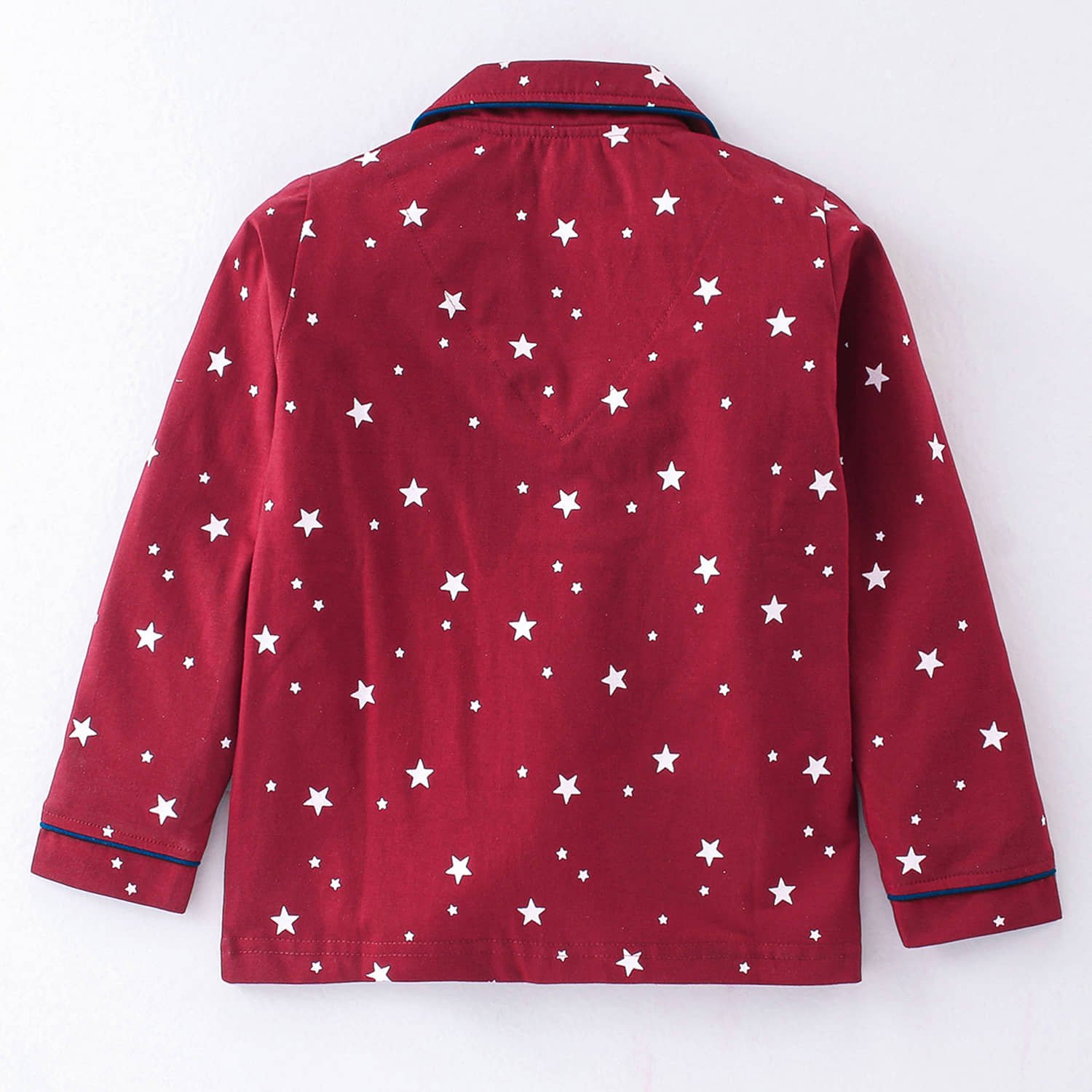 Nite Flite Pack of 1 Boys 100% Cotton Nightsuit Set ( Red ) - Image 3