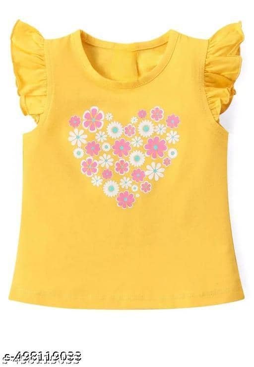Pack of 3 Girls 100% Cotton T-Shirt ( Multi ) - Image 2