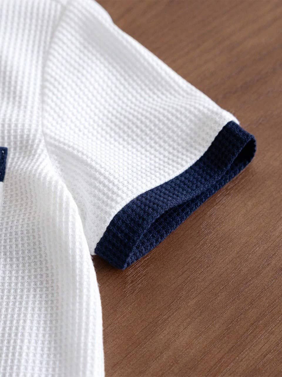 Pack of 1 Unisex Cotton Blend Shirt & Shorts Set ( Blue ) - Image 4