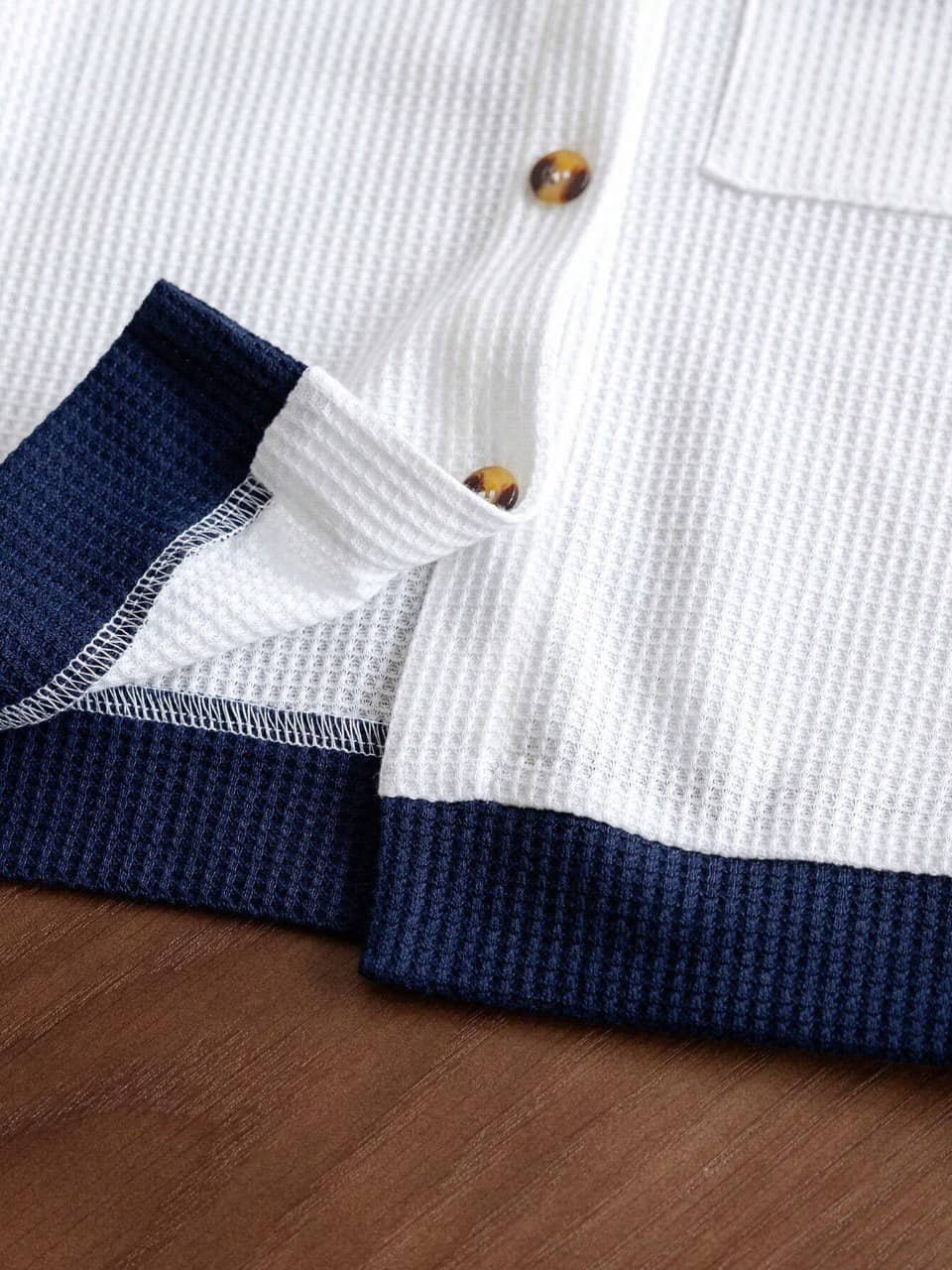 Pack of 1 Unisex Cotton Blend Shirt & Shorts Set ( Blue ) - Image 5