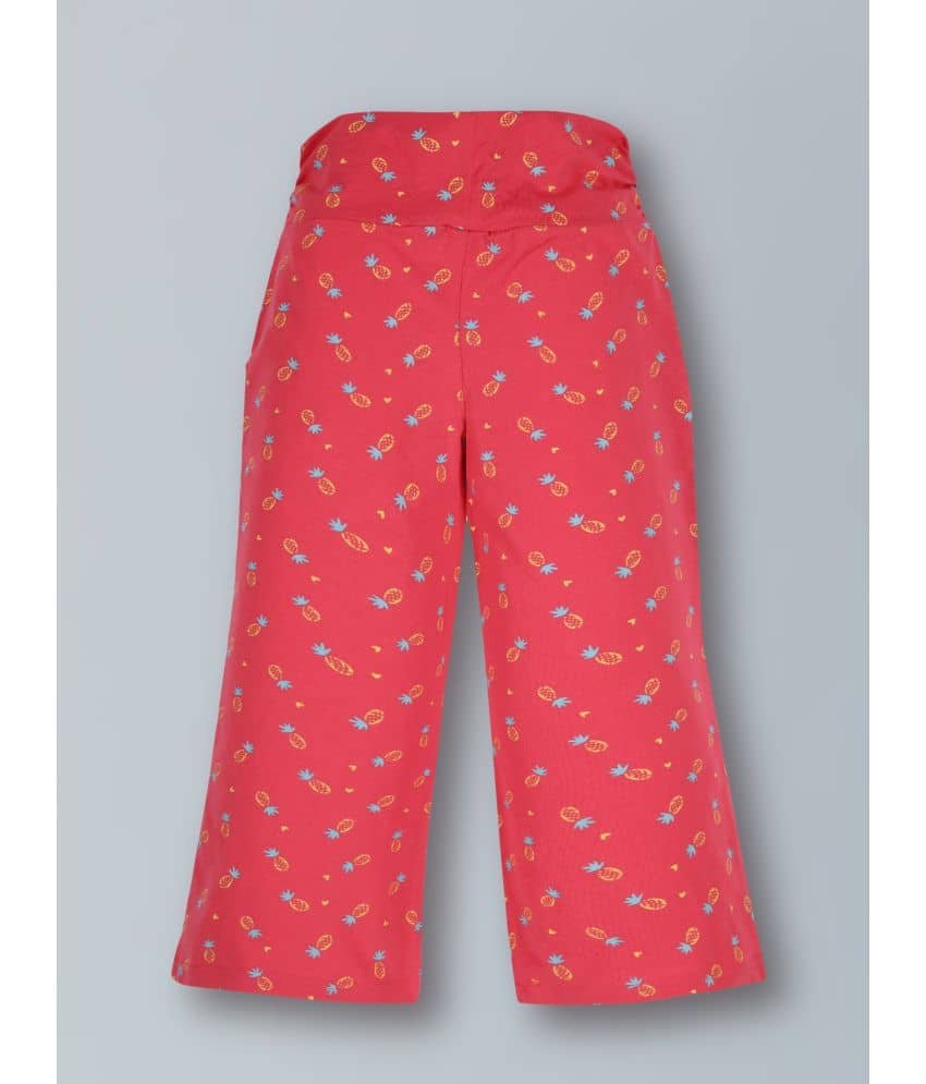 Pack of 2 Girls Cotton Palazzo ( Navy ) - Image 5