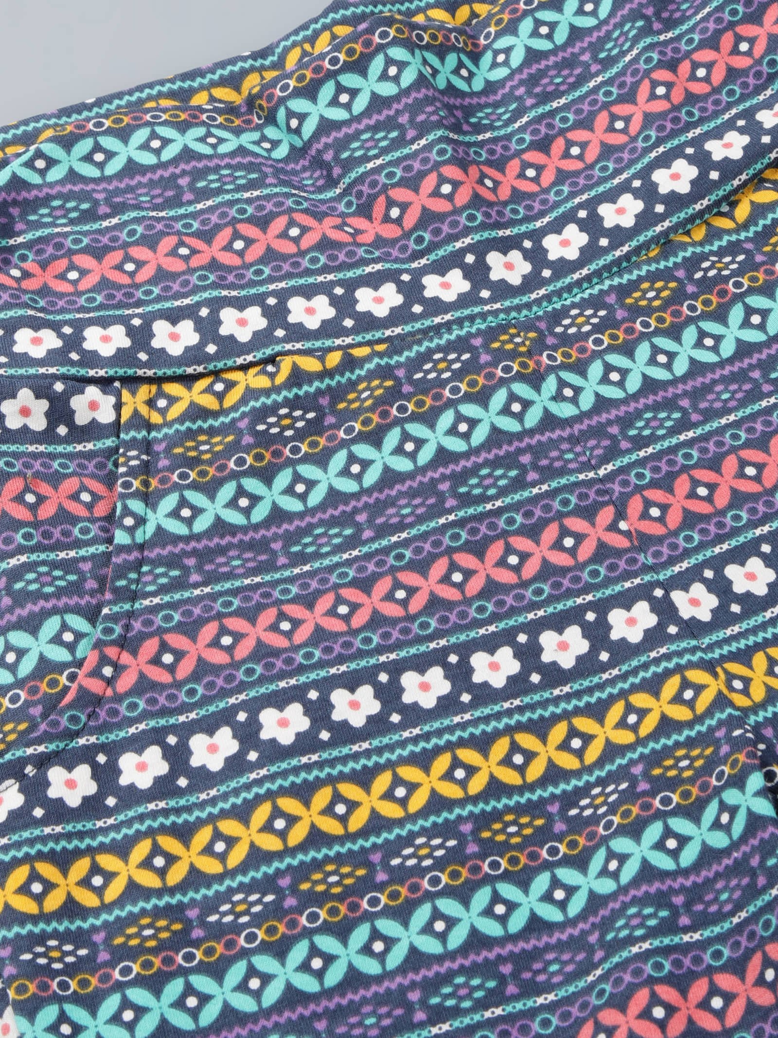 Pack of 2 Girls Cotton Palazzo ( Navy ) - Image 7