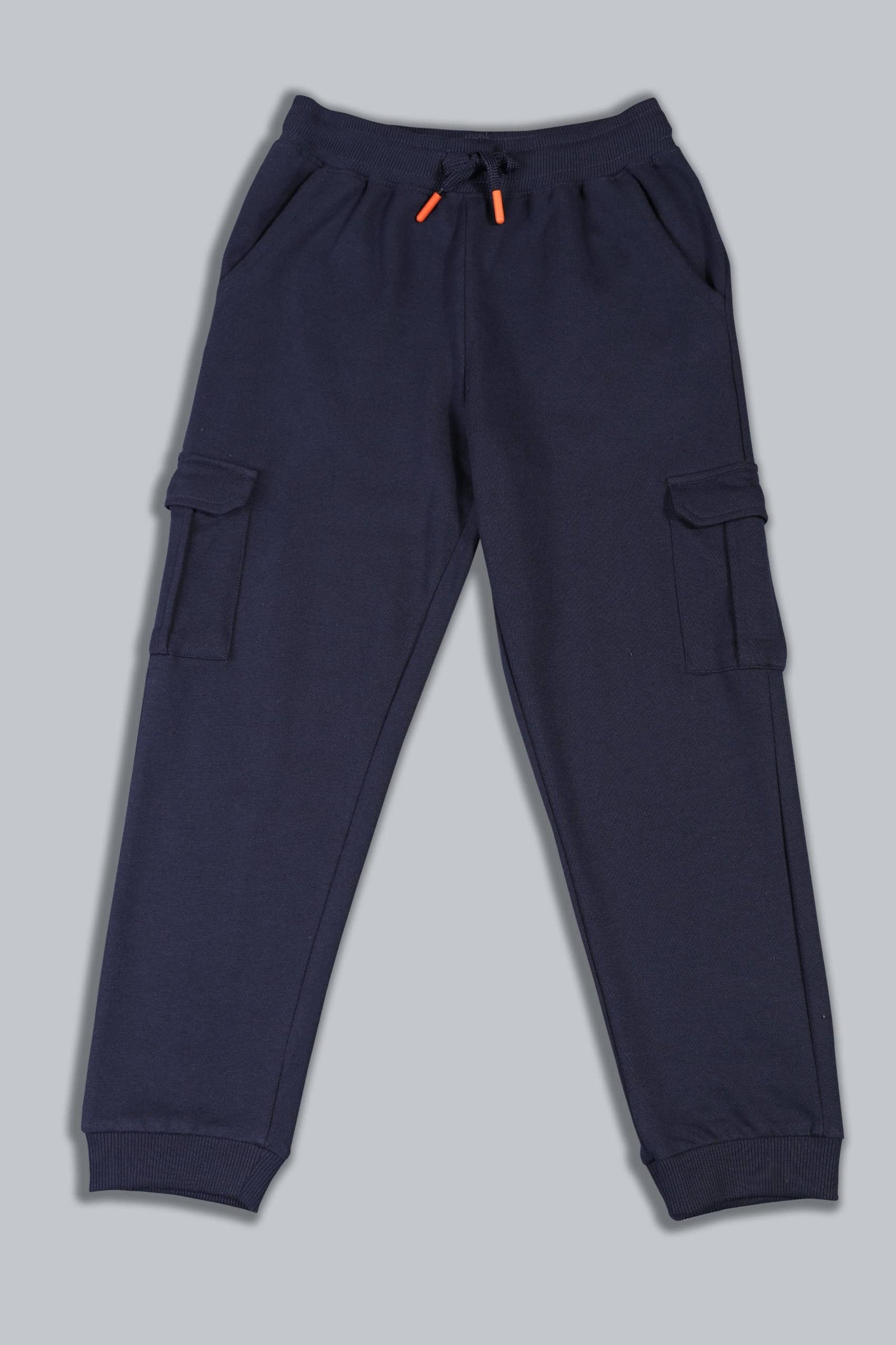 Pack of 1 Boys Cotton Cargos ( Navy )