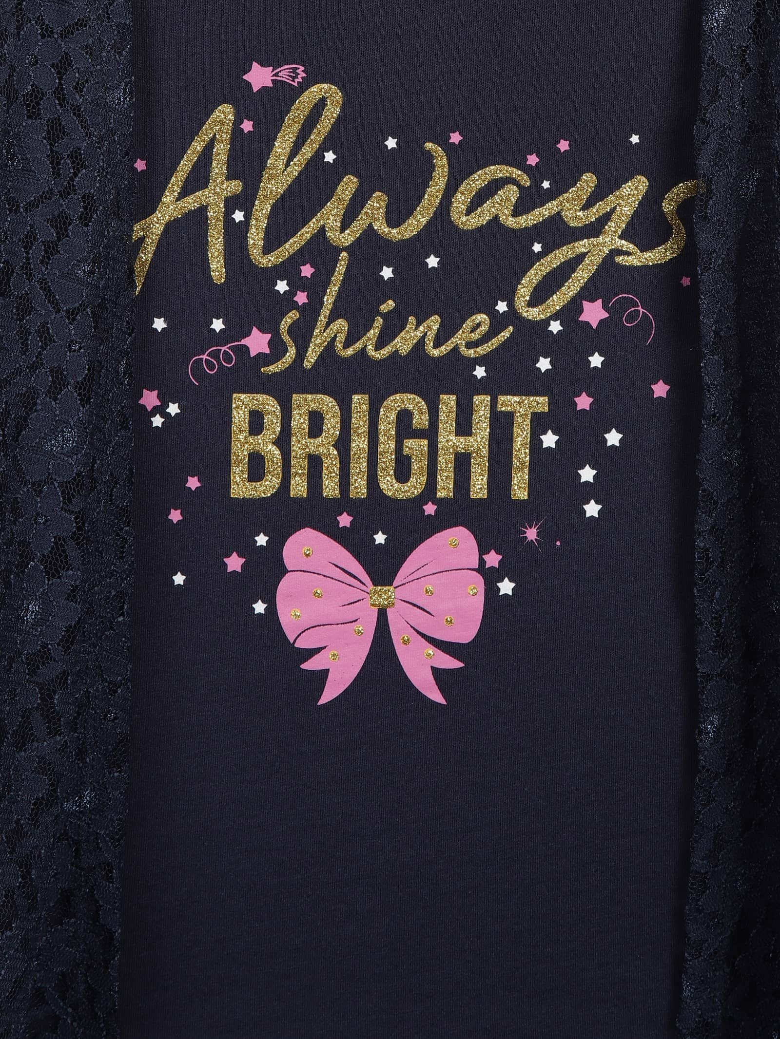 Pack of 2 Girls 100% Cotton Top ( Pink ) - Image 5