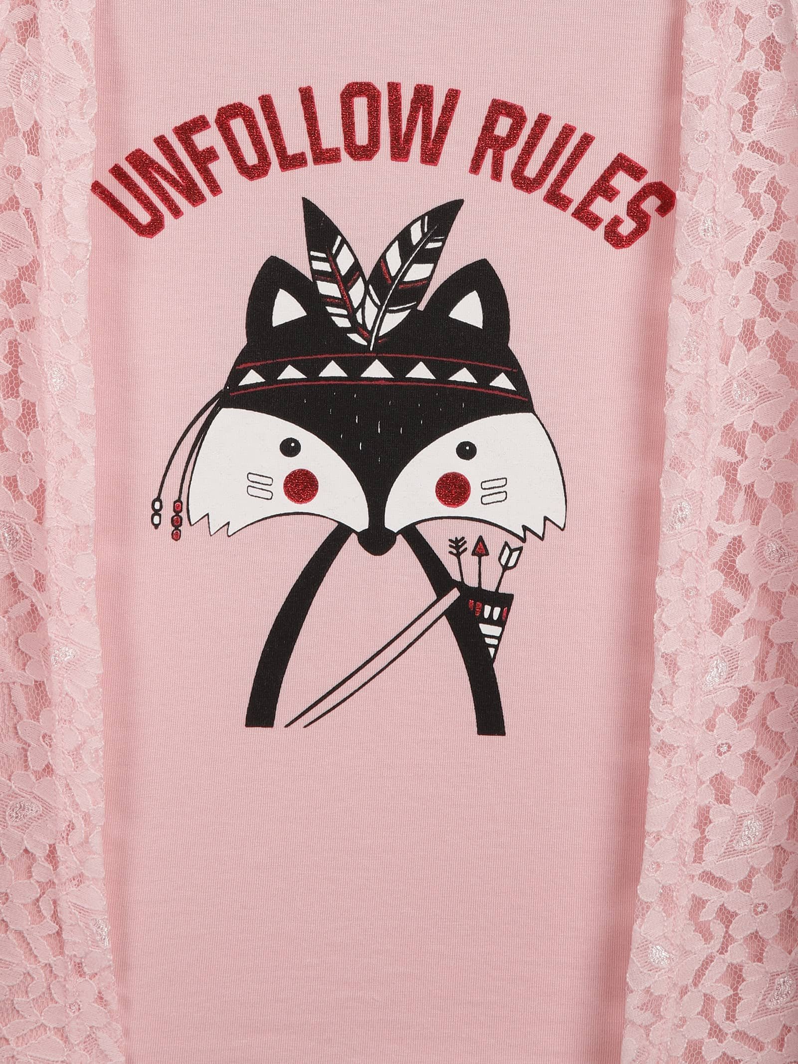 Pack of 2 Girls 100% Cotton Top ( Pink ) - Image 9
