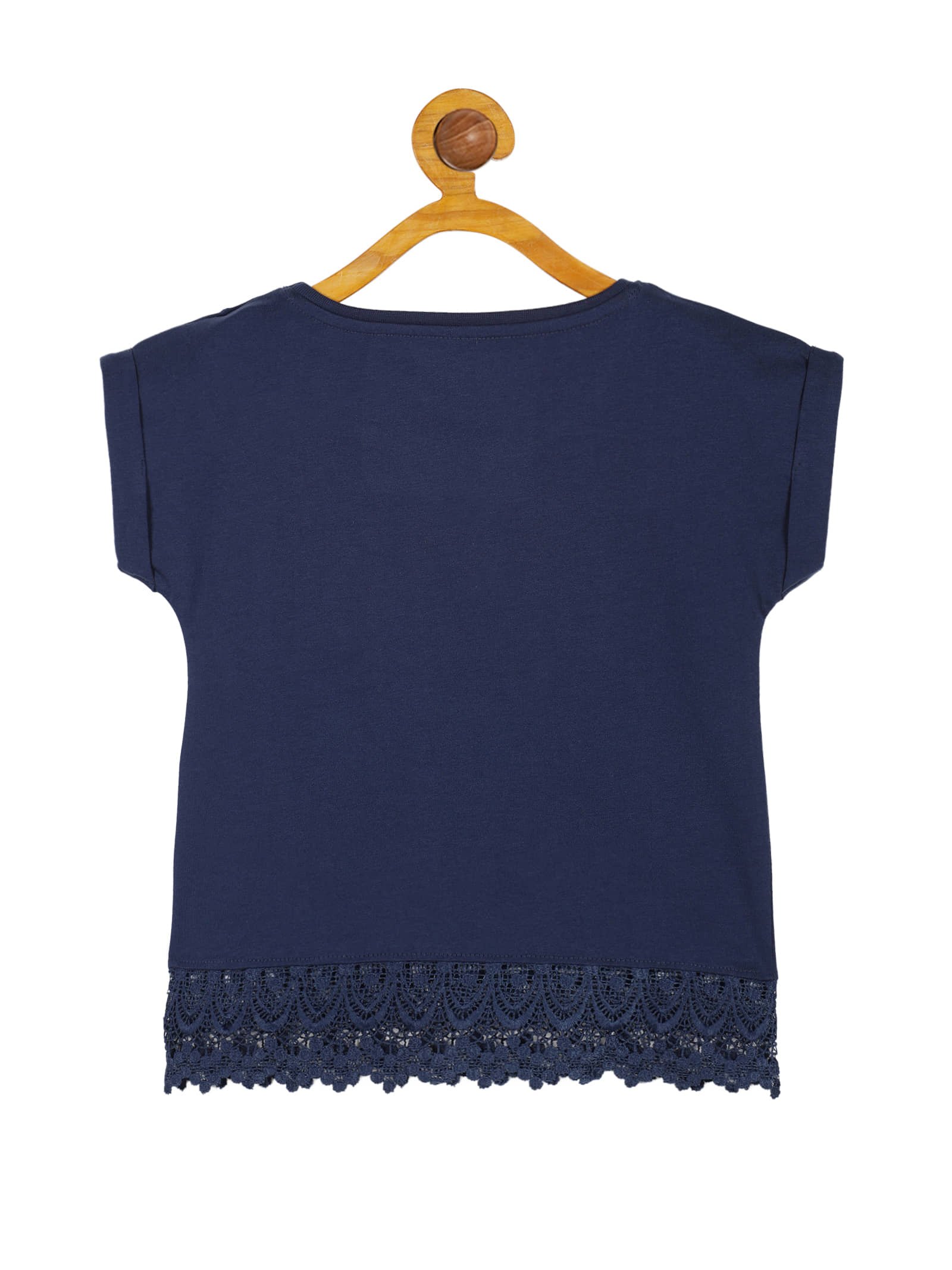 Pack of 2 Girls 100% Cotton Top ( Blue ) - Image 5