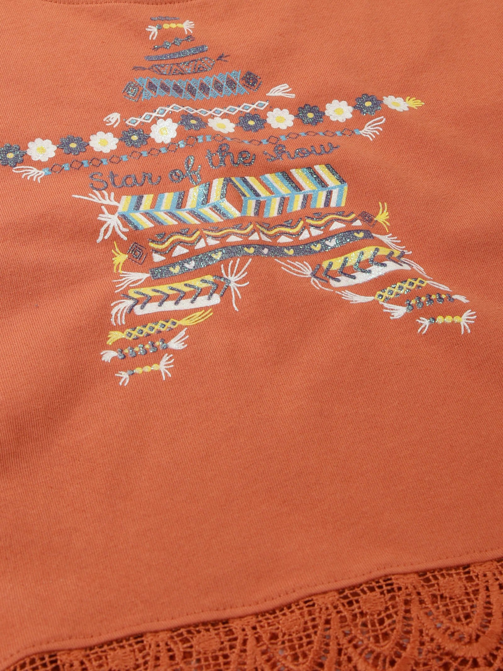 Pack of 2 Girls 100% Cotton Top ( Blue ) - Image 6