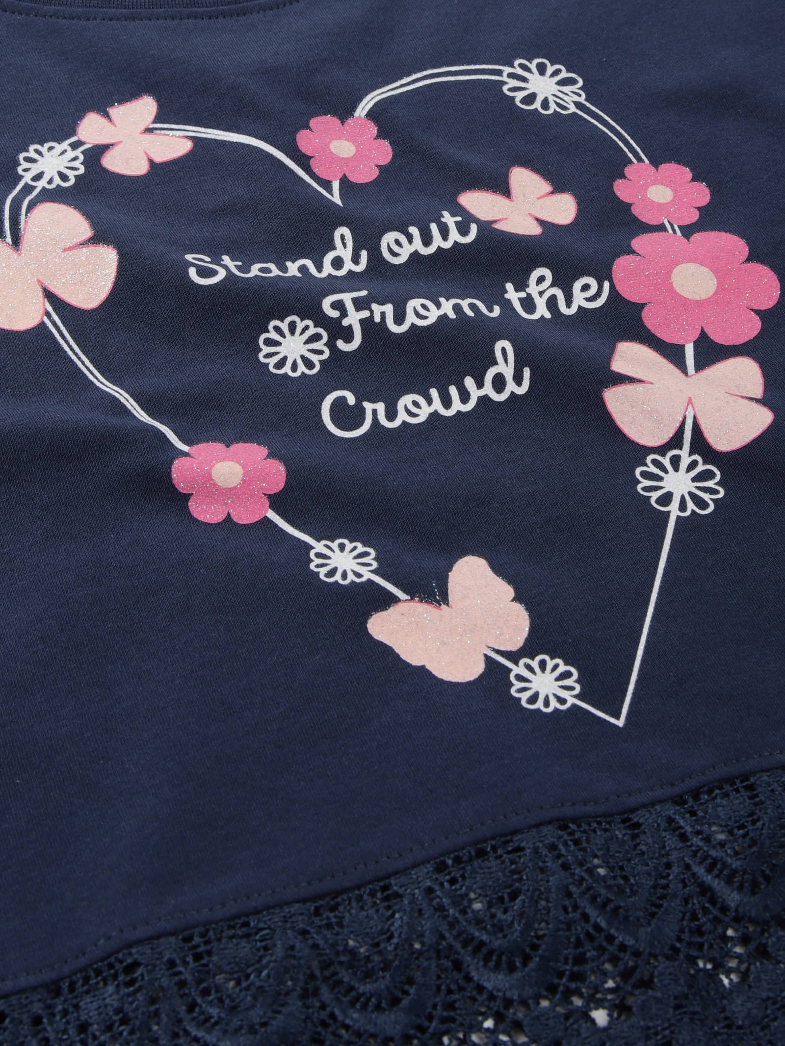 Pack of 2 Girls 100% Cotton Top ( Blue ) - Image 7
