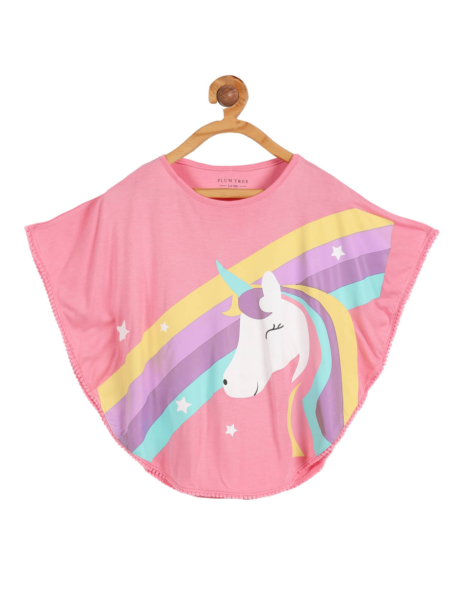 Pack of 2 Girls Viscose Top ( Pink ) - Image 2